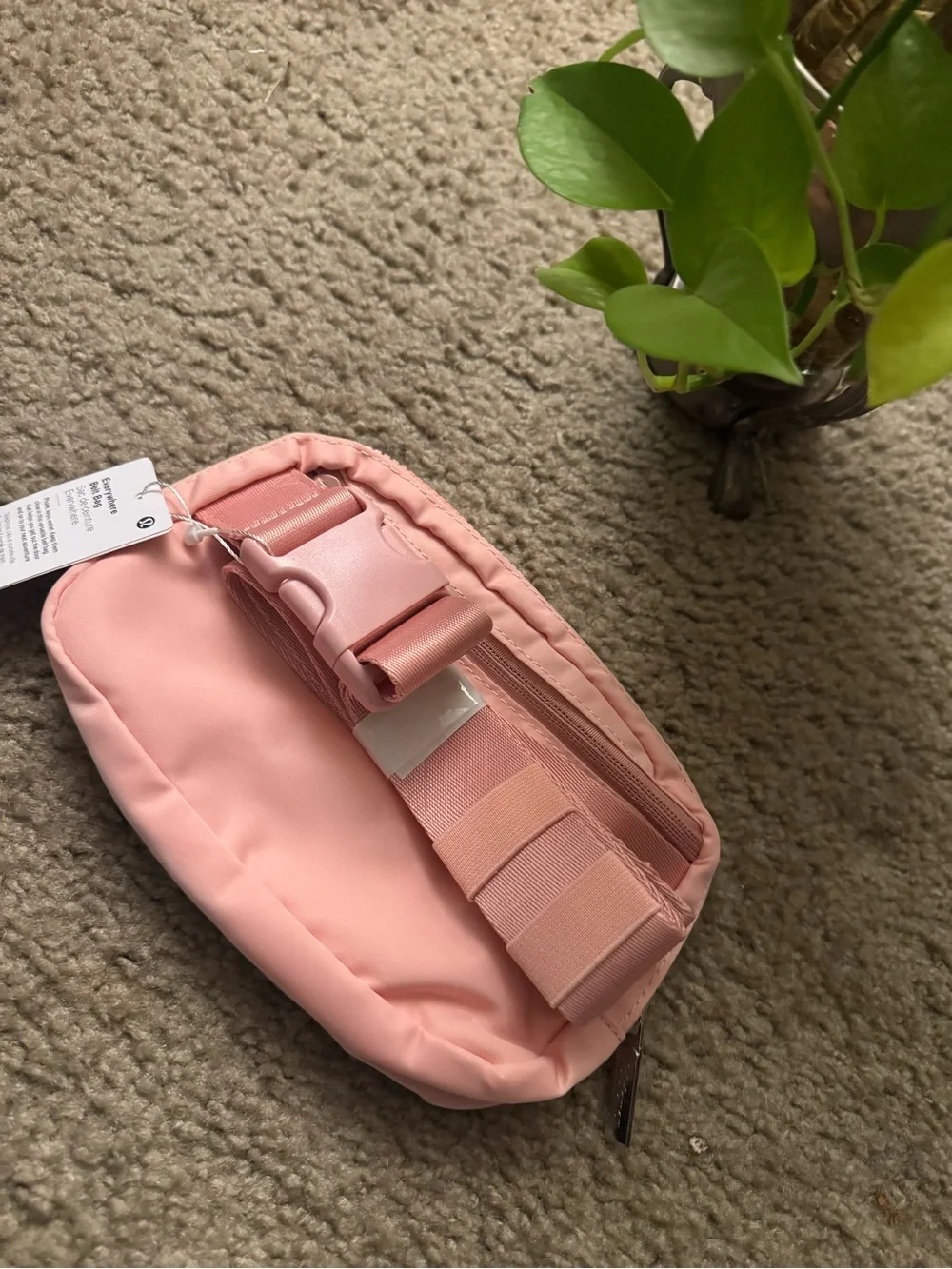 Pink color belt bag